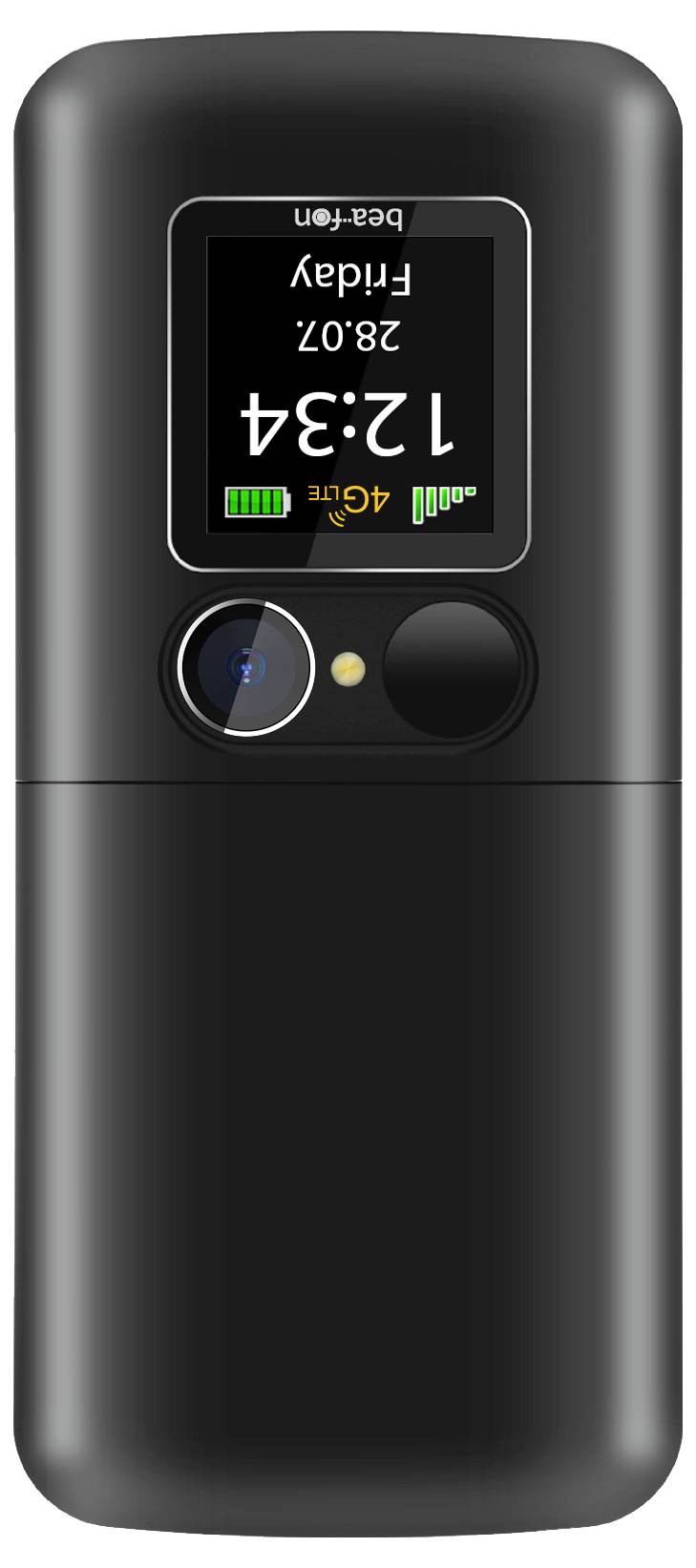 Tragbares schwarzes Pulsoximeter mit Anzeige von Blauersaturation 98,0%, Pulsfrequenz 72 Schläge pro Minute und Perfusionsindex 12,34.