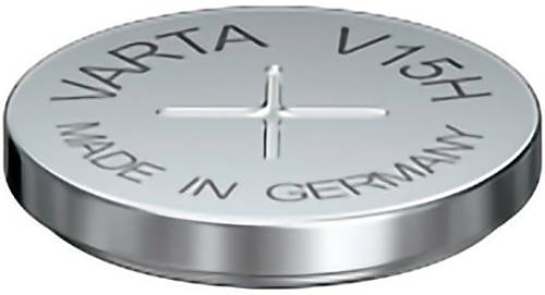 Silbermünzen-Knopfzellenbatterie mit der Bezeichnung „VARTA V15H