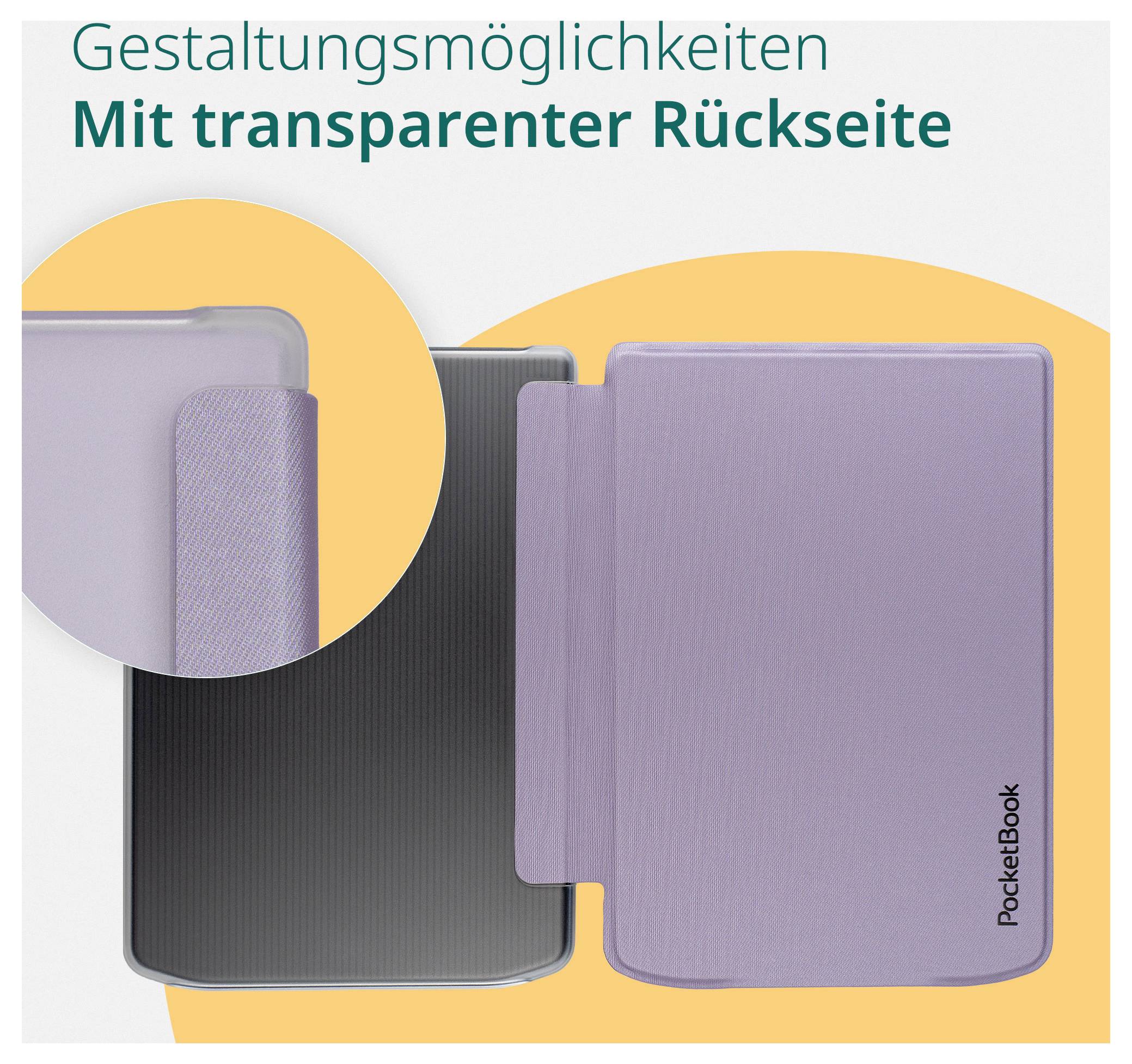 PocketBook Shell Cover Passend für (Modell eBooks): Pocketbook Passend für Display-Größe: 15,2cm (6")