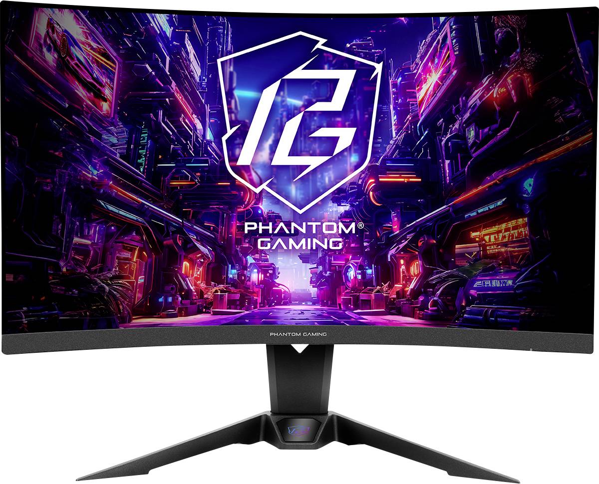 Gebogener Gaming-Monitor mit dem 