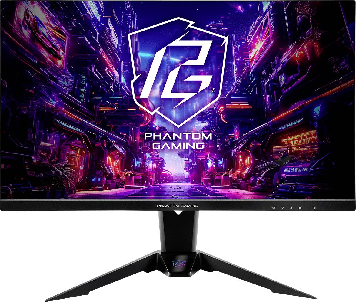 Gaming-Monitor zeigt das Logo „Phantom Gaming