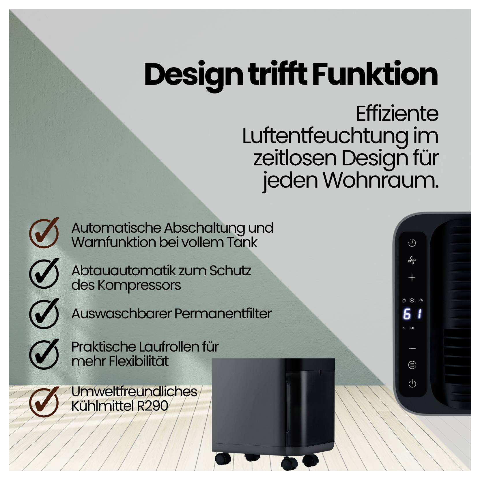 Steba LE 200 LUFTENTFEUCHTER Luftbefeuchter 30m² 360W Schwarz/Anthrazit