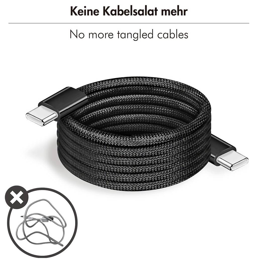 Frau mit Schutzhelm und Warnweste nutzt einen Laptop im Freien in der Nähe von Stromleitungen; deutscher Text besagt, dass besseres WLAN den Akku des Mobiltelefons spart.