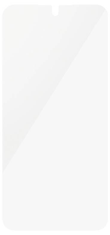 Leerer weißer Smartphone-Bildschirm-Mockup mit einer kleinen Kerbe oben.