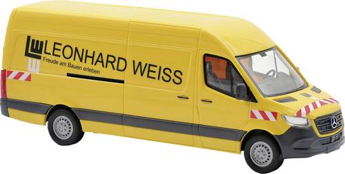 Busch 52641 H0 Bus Modell, Einsatzfahrzeug Modell Mercedes Benz Sprinter Kastenwagen, Leonhard Weis