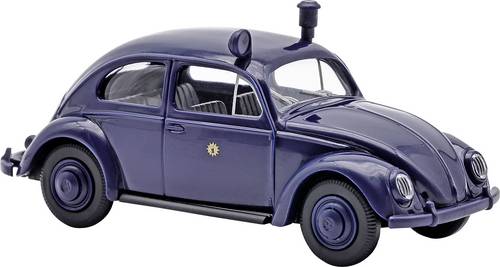 Busch 52916 H0 Einsatzfahrzeug Modell Volkswagen (VW) Käfer mit Brezelfenster, Polizei Berlin