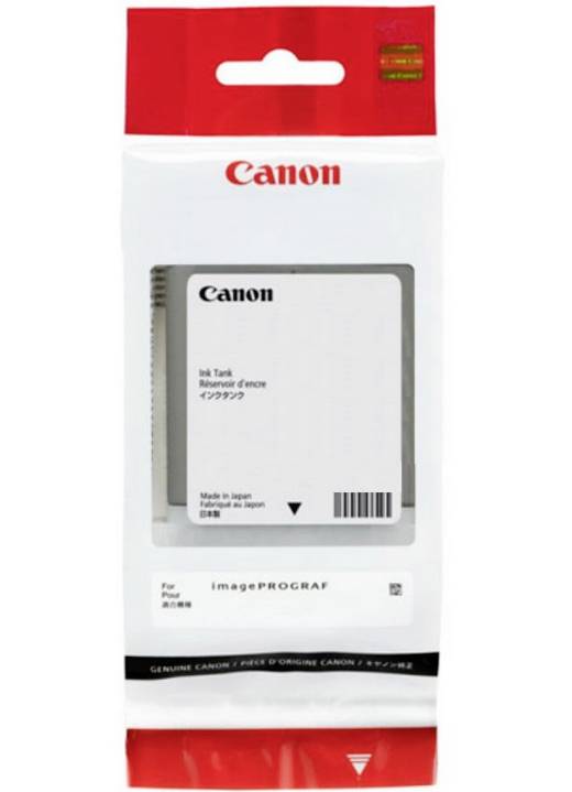 Nachfüllpaket für Canon-Tintentanks für imagePROGRAF-Drucker in rot-weißer Verpackung.