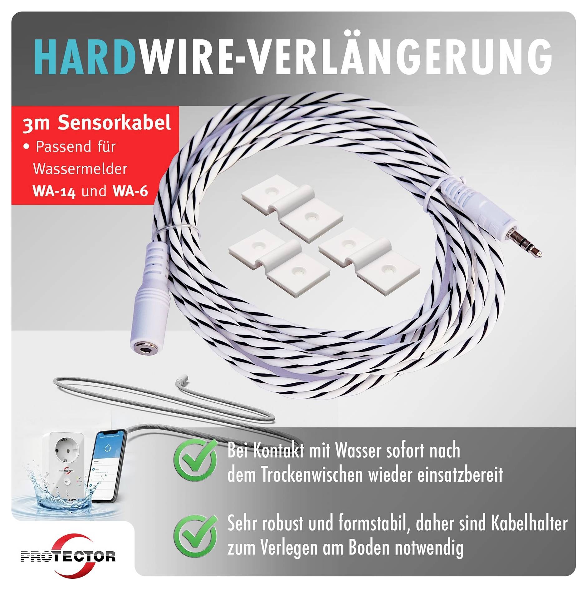 Protector 15036 WA-HWS3 Verlängerungsset