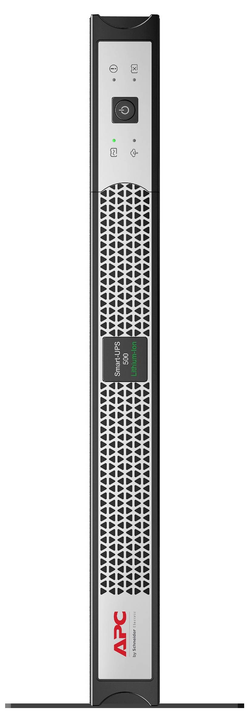 APC Rack-Montagenetzwerk-Servergerät Frontplatte mit Stromschalter, Statusleuchten, Lüftungsgitter und Logo