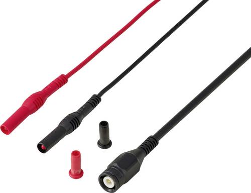 VOLTCRAFT MSC-210 BNC-Messleitung BNC Stecker auf 4 mm Stecker 1.2 m isoliert RG58