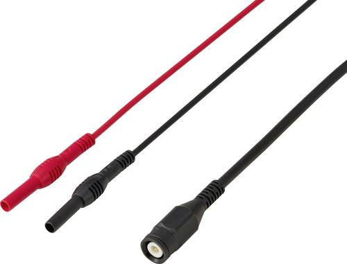 VOLTCRAFT MSC-220 BNC-Messleitung 1.2 m Rot, Schwarz
