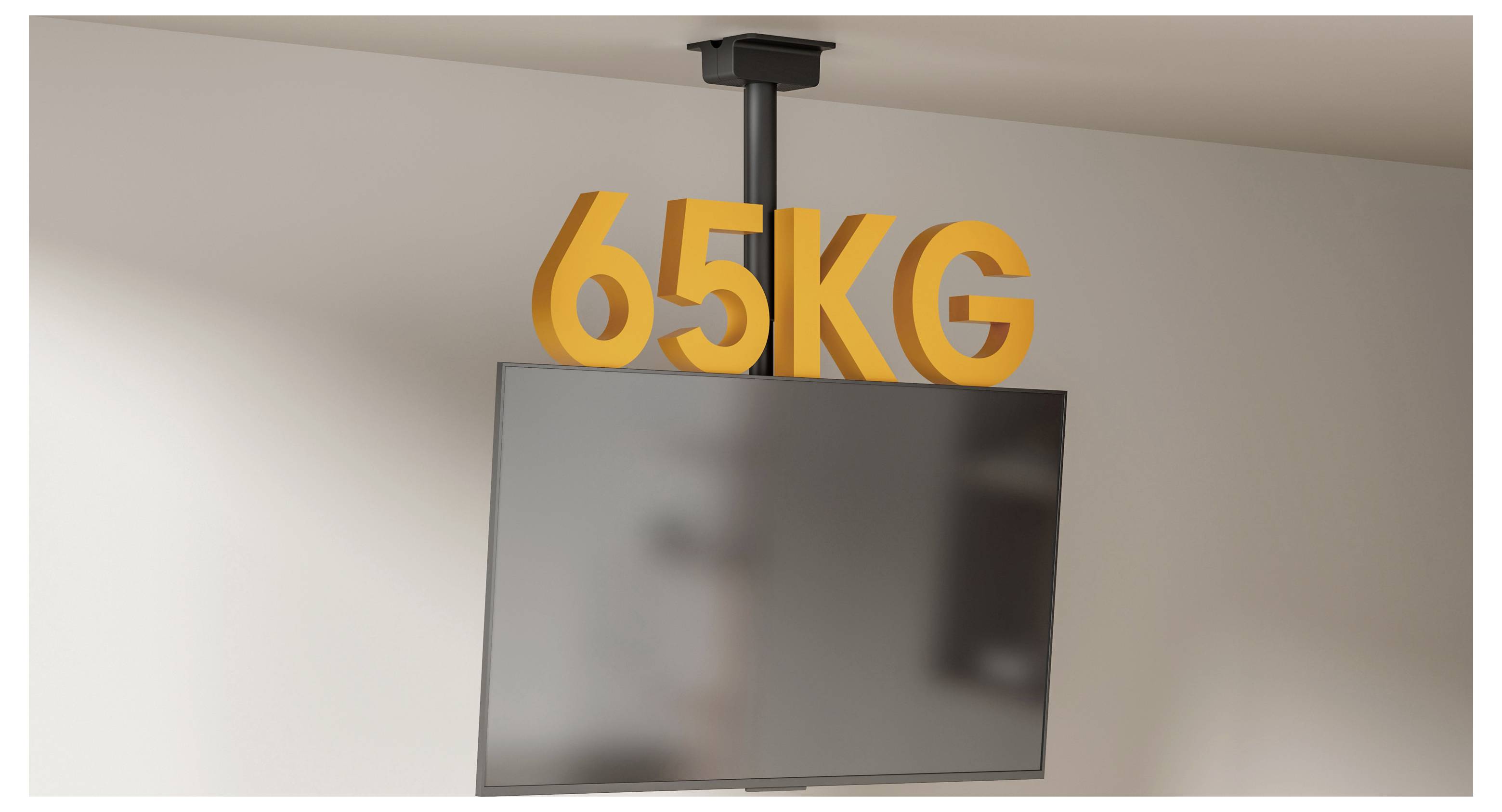 SpeaKa Professional SP-TVCM-590 TV-Deckenhalterung 127,0cm (50") - 254,0cm (100") Schwenkbar, Neigbar, Motorisiert, App-Steuerung