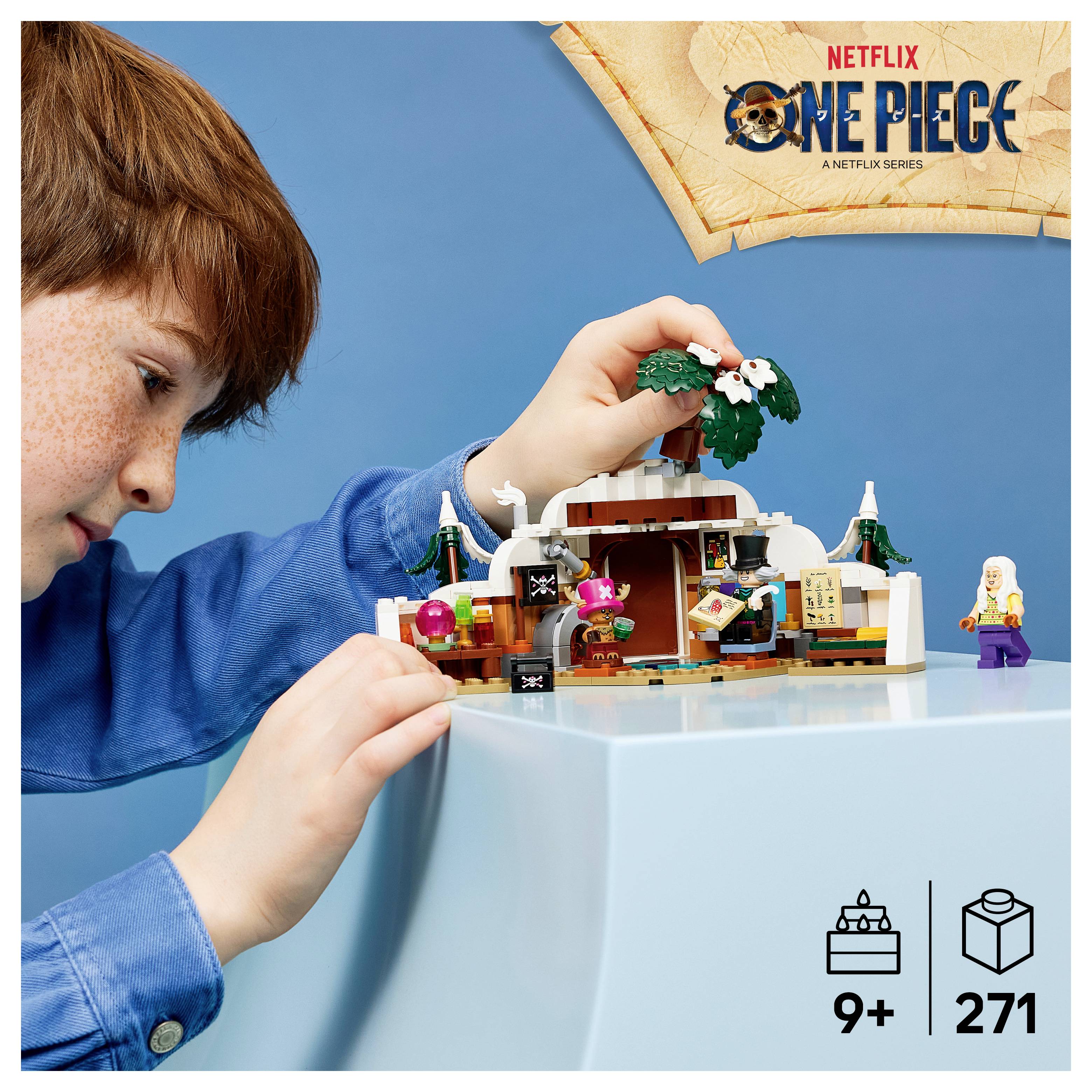 75641 LEGO® ONE PIECE Doc Baders Versteck; Bauspielzeug zur Netflix-Realverfilmung; Geschenk für Kinder ab 9 Jahren; Zimmerdeko; Diorama aus Modulen