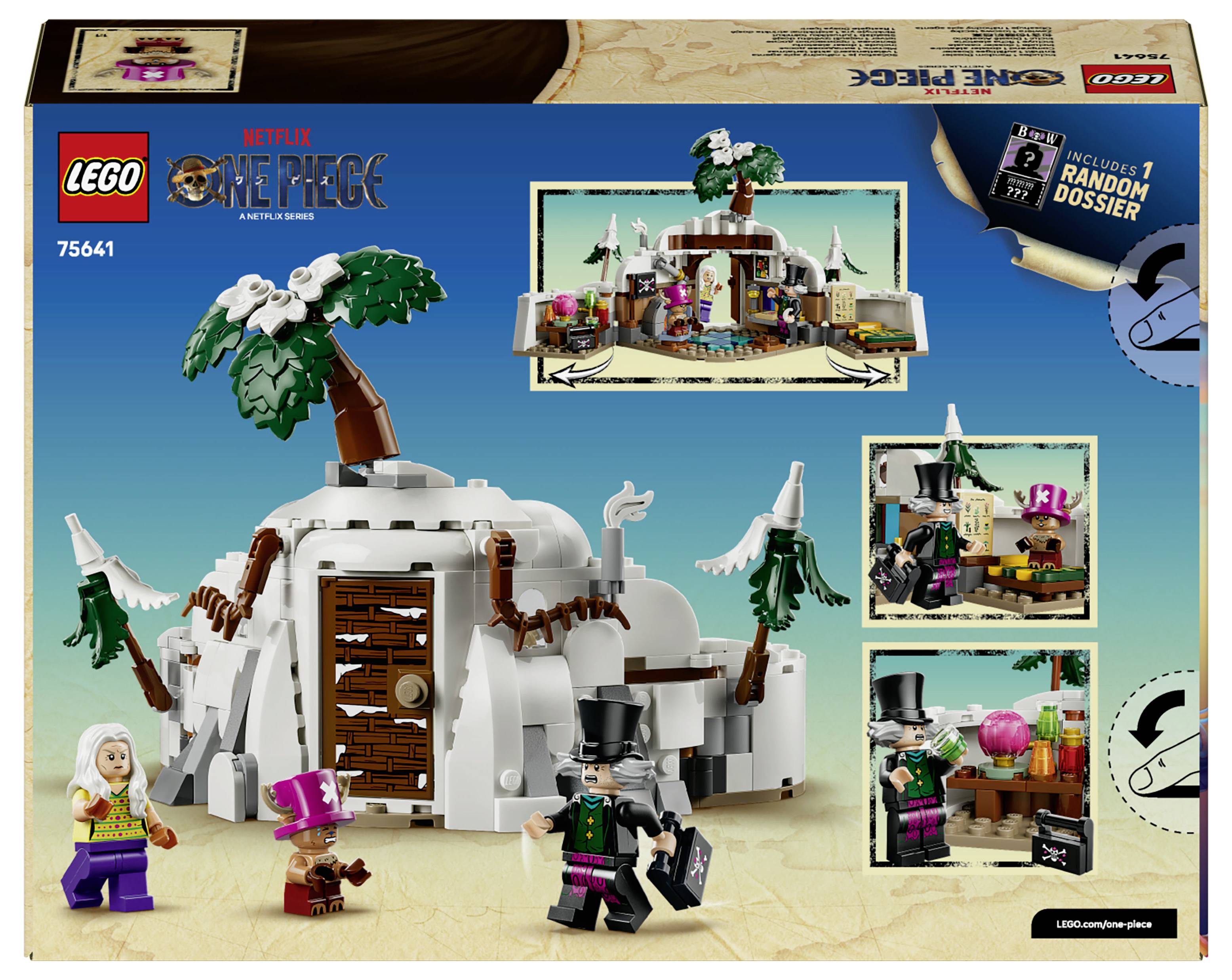 75641 LEGO® ONE PIECE Doc Baders Versteck; Bauspielzeug zur Netflix-Realverfilmung; Geschenk für Kinder ab 9 Jahren; Zimmerdeko; Diorama aus Modulen