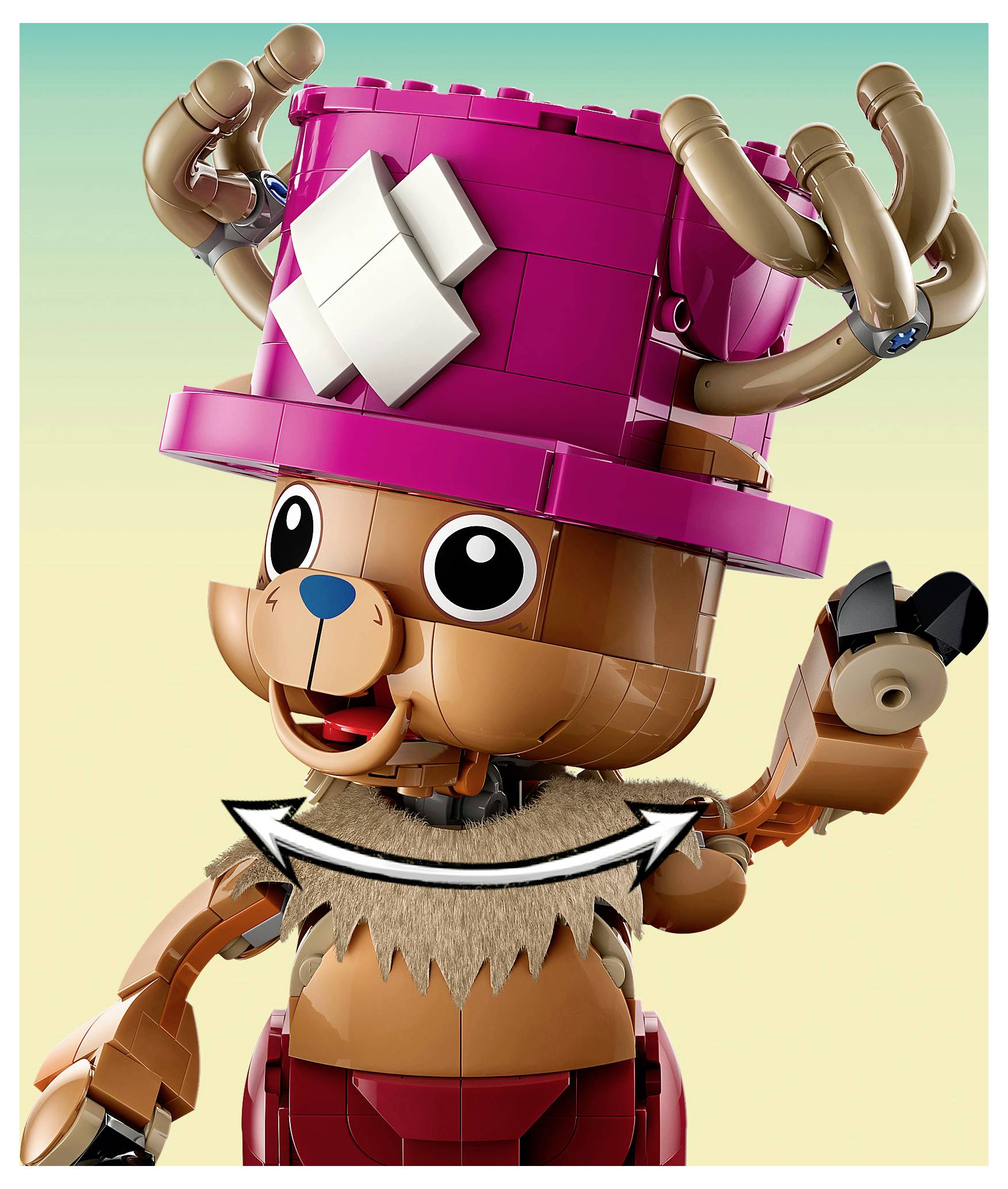 75643 LEGO® ONE PIECE Tony Tony Chopper; Fanartikel; Zimmerdeko; Bauset mit LEGO Figur für Kinder ab 9 Jahren; Geschenk für Fans der Netflix-Realve
