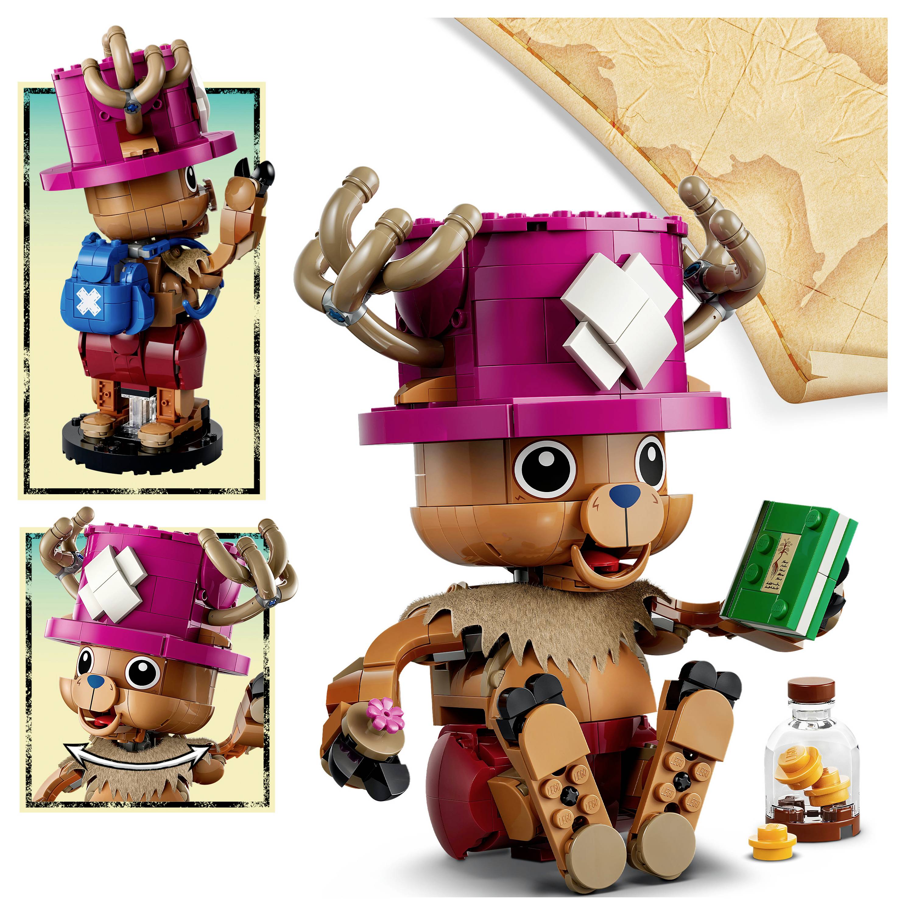 75643 LEGO® ONE PIECE Tony Tony Chopper; Fanartikel; Zimmerdeko; Bauset mit LEGO Figur für Kinder ab 9 Jahren; Geschenk für Fans der Netflix-Realve