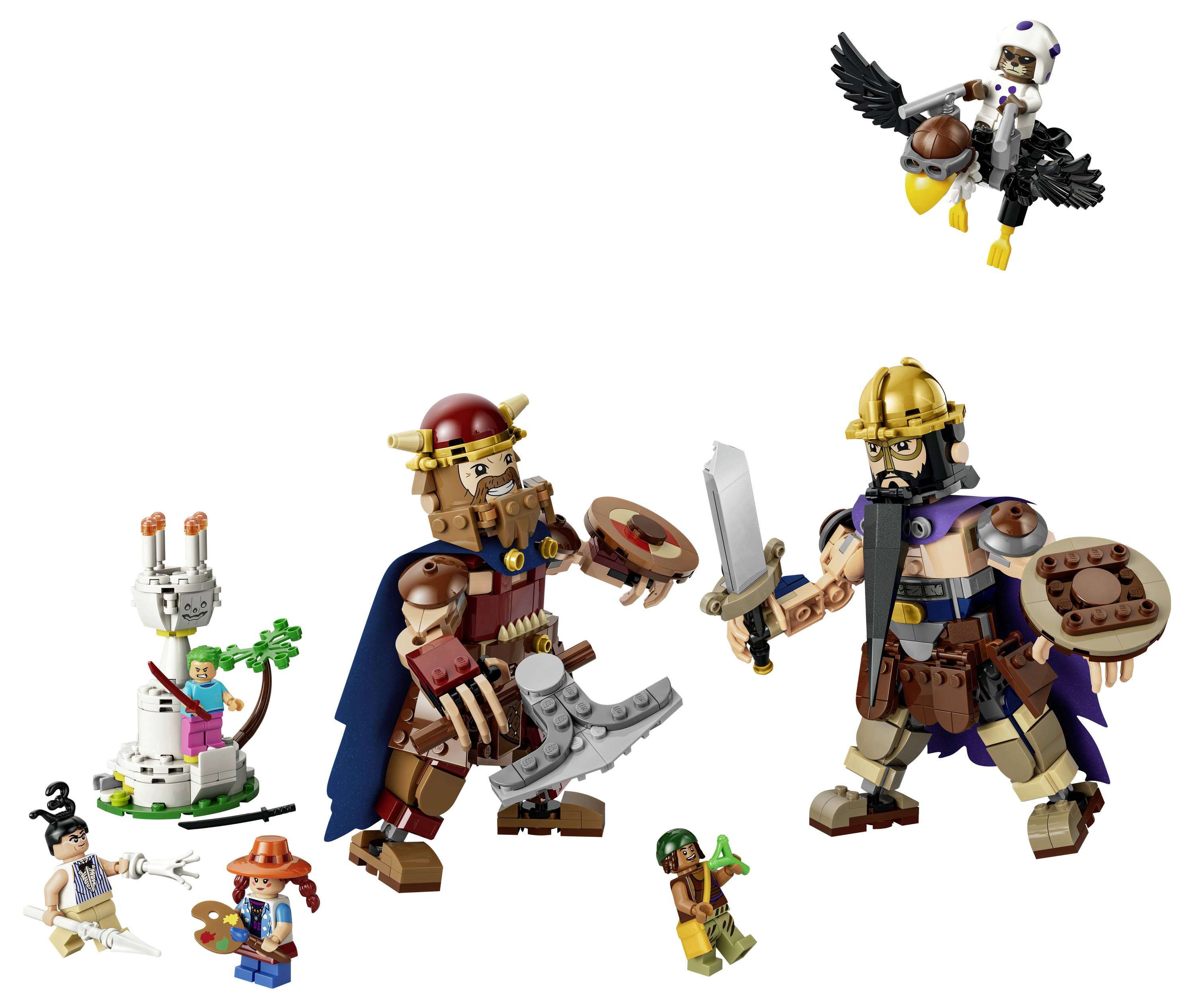 75644 LEGO® ONE PIECE Woogey vs. Boogey – Riesen aus Little Garden; Bauset mit 8 LEGO Figuren für Fans der ONE PIECE Realverfilmung; Geschenk für