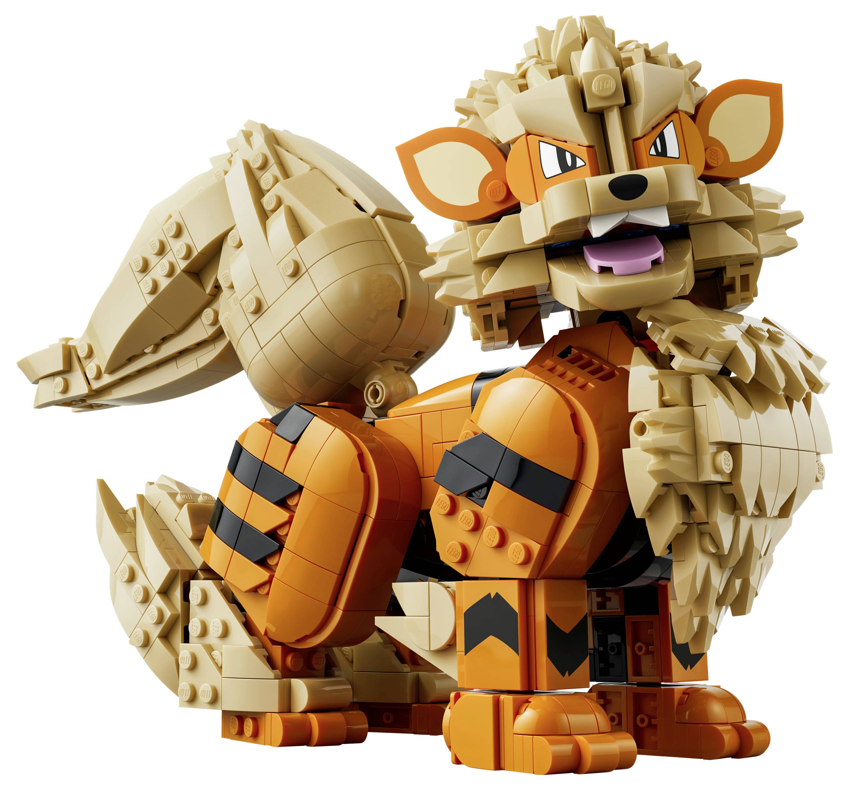 72160 LEGO® Pokémon Arkani; Bauset; baubare Figur mit beweglichen Körperteilen; bewegliche Pokémon-Figur; detailreiche Pokémon-Zimmerdeko; Sammle