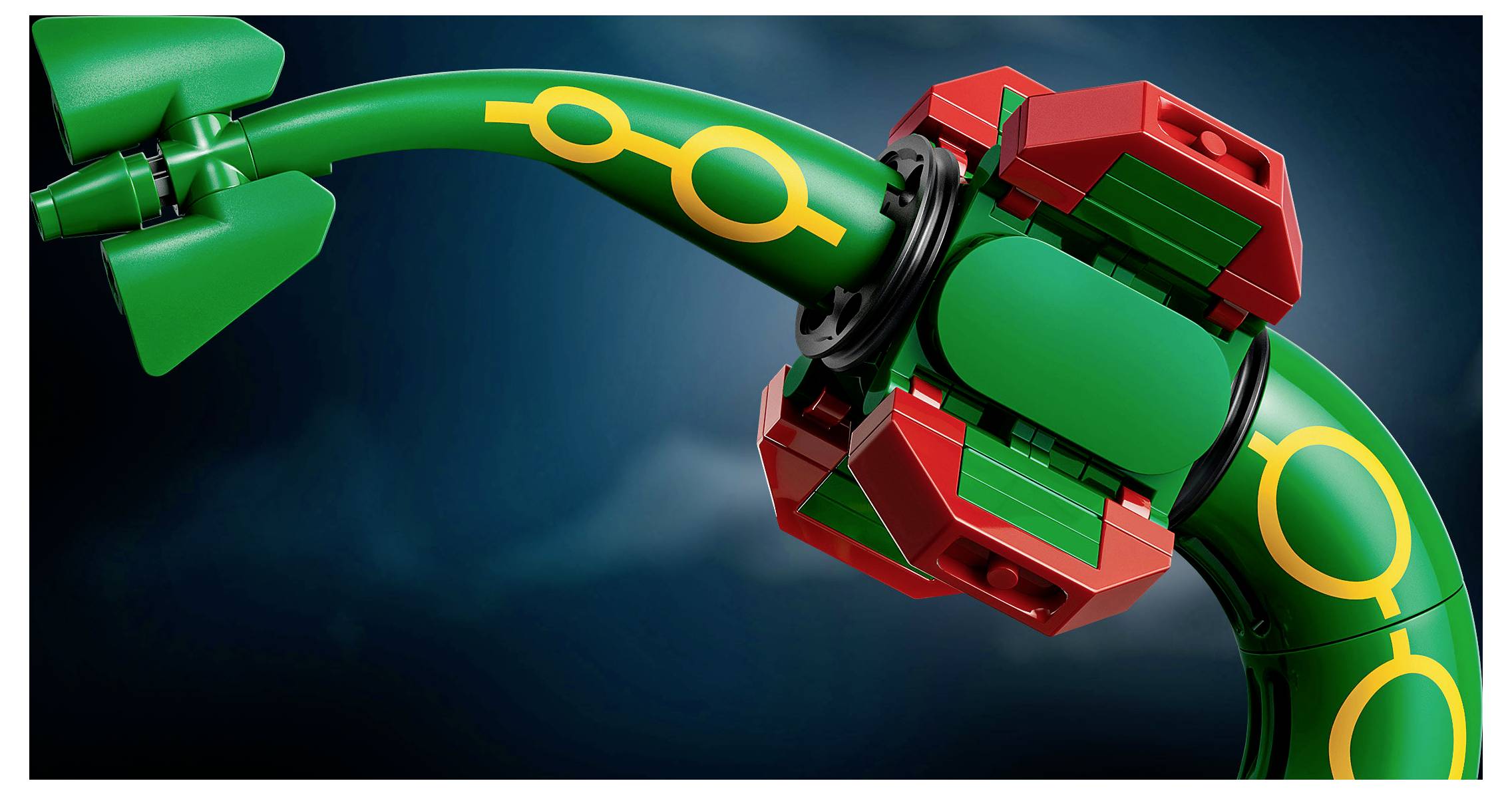 72168 LEGO® Pokémon Rayquaza; Bauset; bewegliche Charaktere; Flug- und Drachentyp; Pokémon-Zimmerdeko; Geschenk