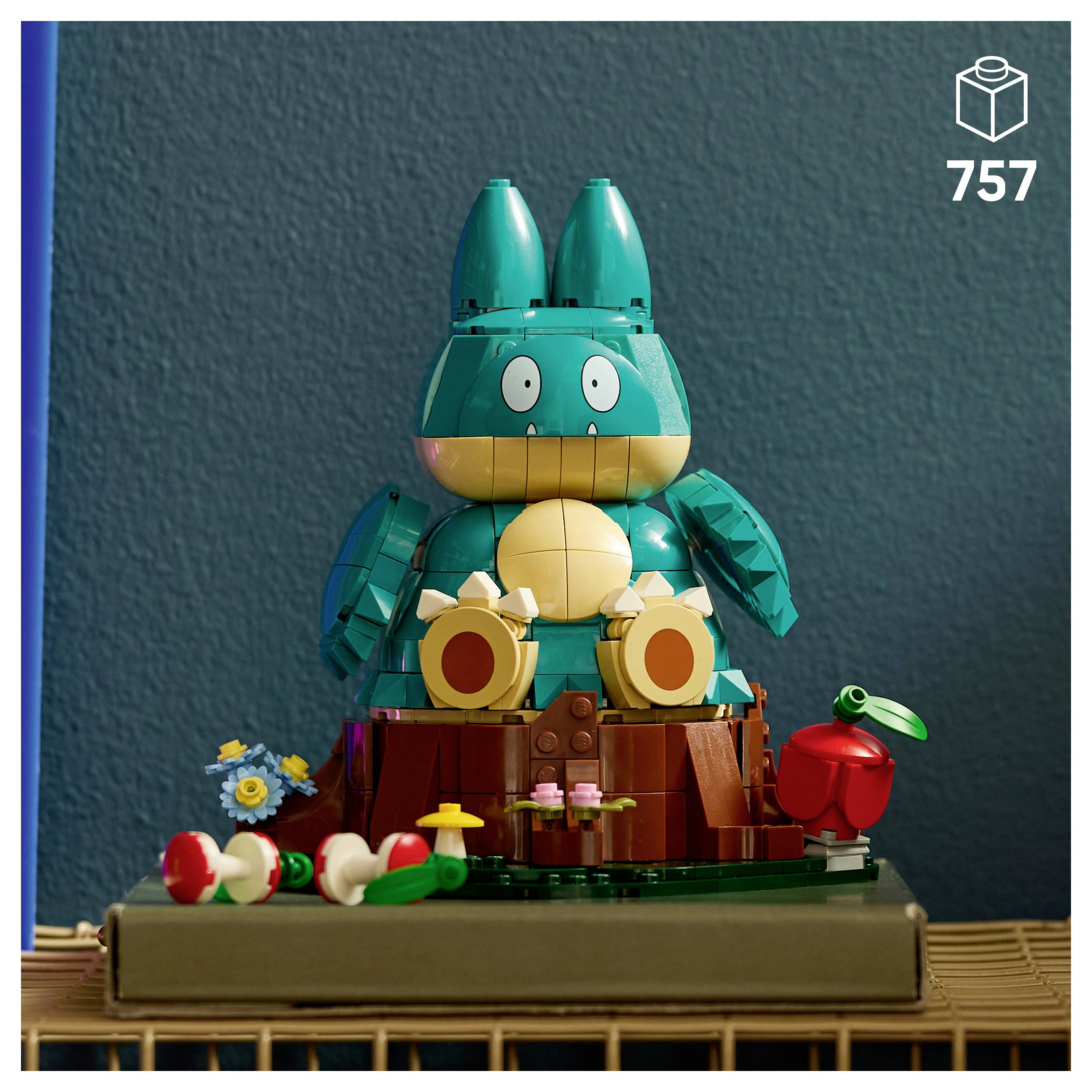 72150 LEGO® Pokémon Mampfaxo; Figur aus dem Videospiel zum Sammeln, Bauen und Ausstellen; bewegliches Modell; Geschenk für erwachsene Gamer