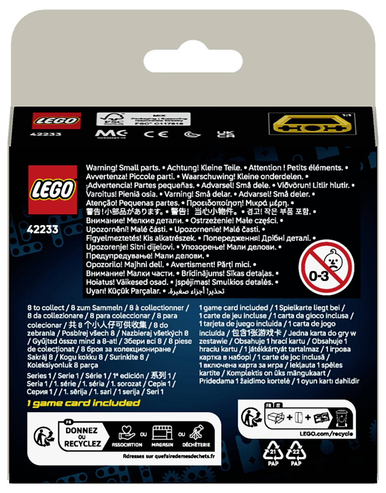 42233 LEGO® TECHNIC Mächtige Maschinen; Überraschungsbox; Bauspielzeug; Fahrzeuge zum Sammeln; Geschenkidee für Kinder ab 7 Jahren