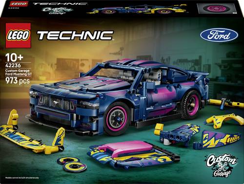 42236 LEGO® TECHNIC Ford Mustang GT Auto aus der Tuning-Werkstatt  anpassbares Spielzeugauto  Flitzer mit Lenkung und
