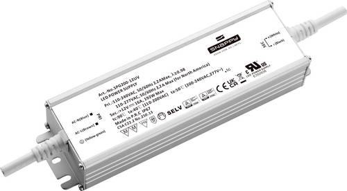 Dehner Elektronik SPG 200-12V LED-Treiber Konstantspannung 200 W 16 A 12 V/DC Überlastschutz, Outdo