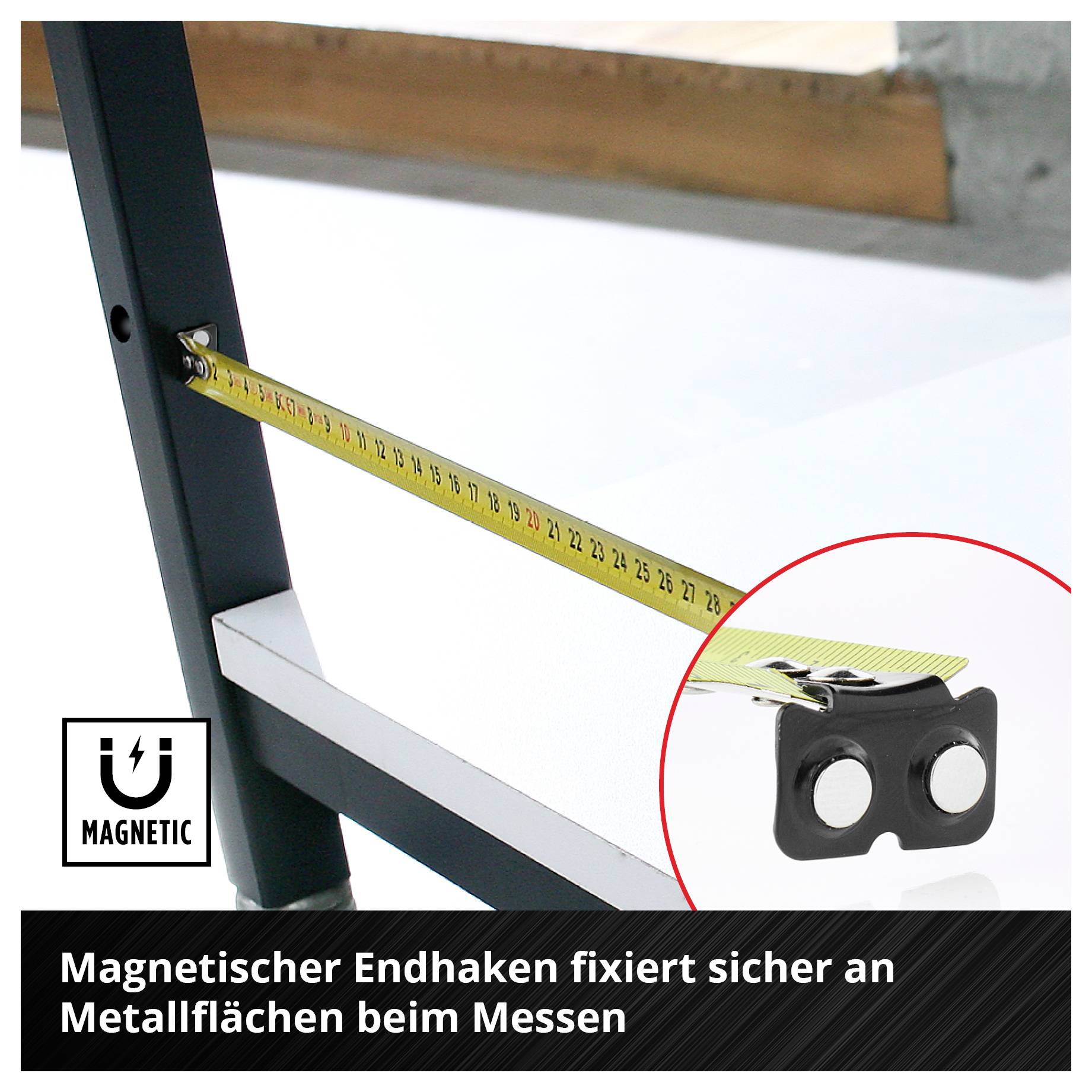 Einhell 60104 Maßband 3 m ABS, PP