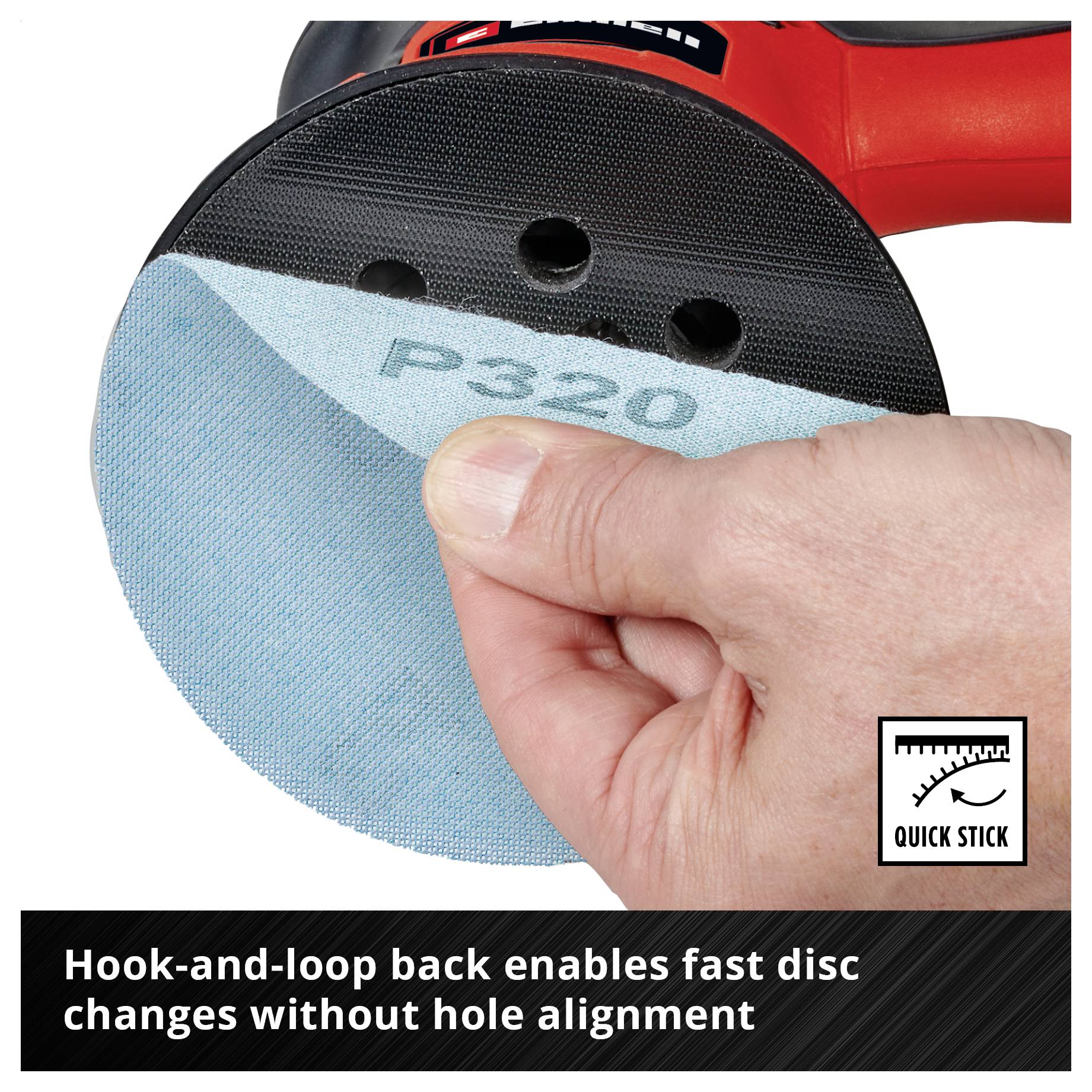 Einhell 492350 Schleifpapier für Exzenterschleifer Körnung (num) 120 (Ø x H) 125mm x 13cm 20St.