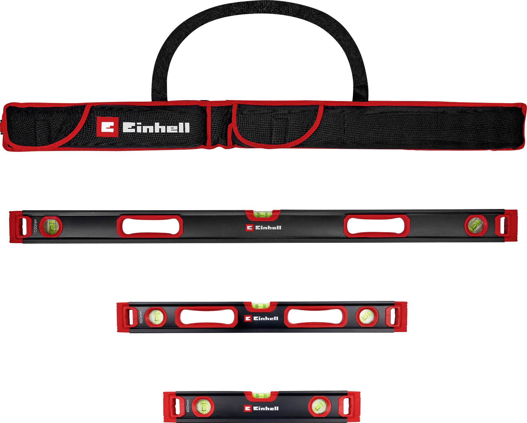 Einhell 65900 Wasserwaagen-Set 0.4°, 0.6° 0.50mm