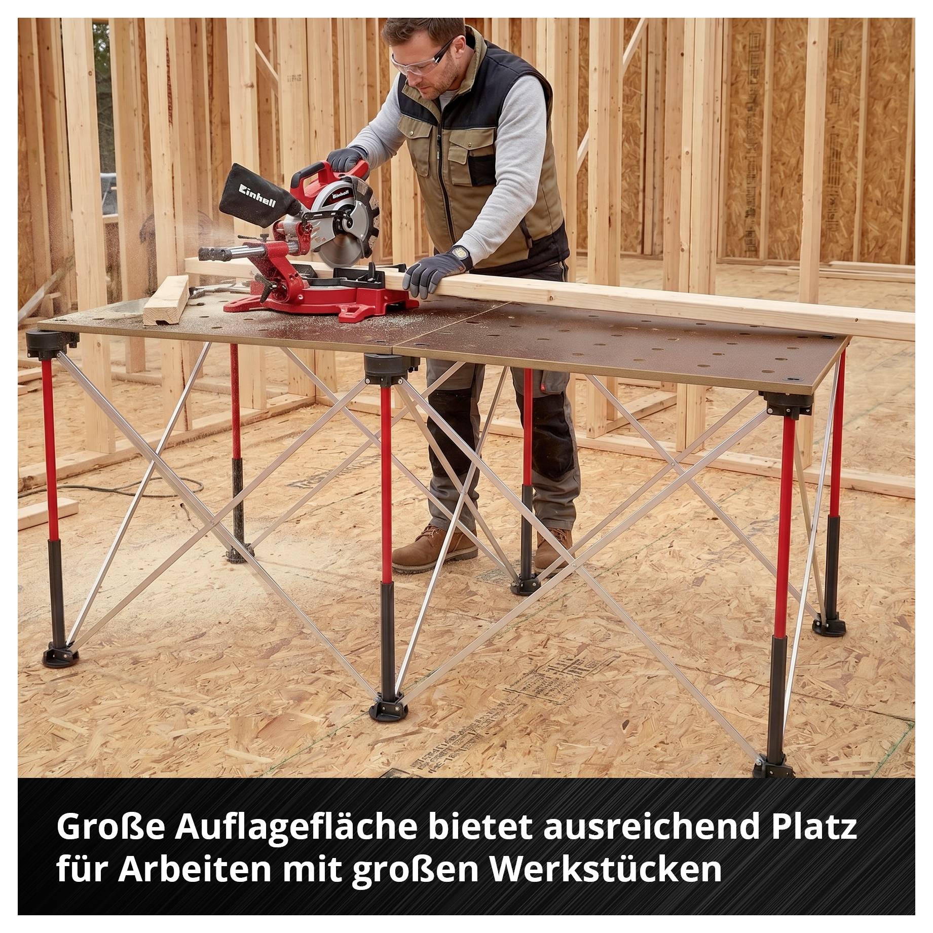 Einhell 461003 Stahl Arbeitsbock klappbar 1100kg (B x H) 27cm x 98.5cm 3.96kg 1St.