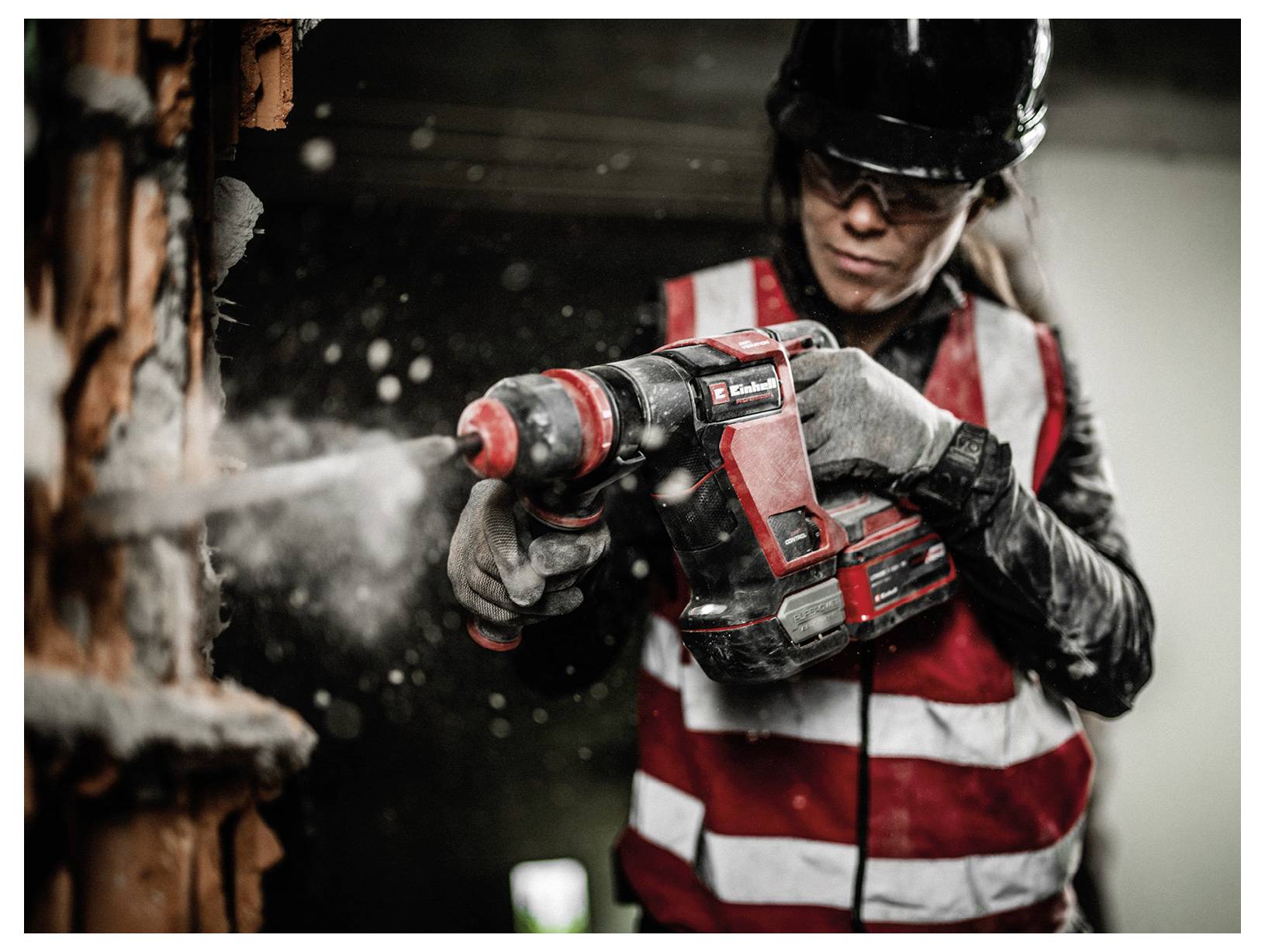 Einhell Professional TP-DH 18/4 Li BL - Solo SDS-Plus-Akku-Abbruchhammer 4 J ohne Akku, ohne Ladegerät, mit Zubehör