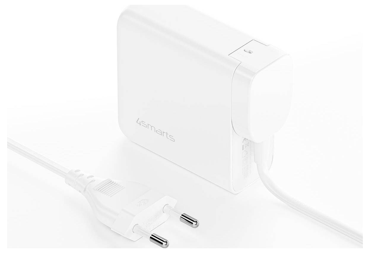 Weißer Plug-in-Smartschalter mit 