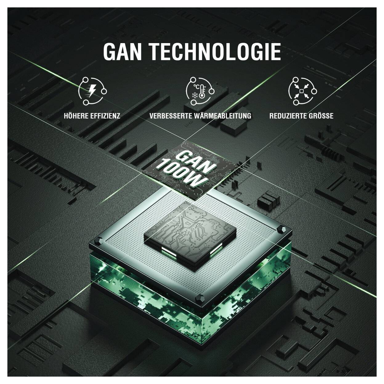 Werbegrafik für „GAN-Technologie