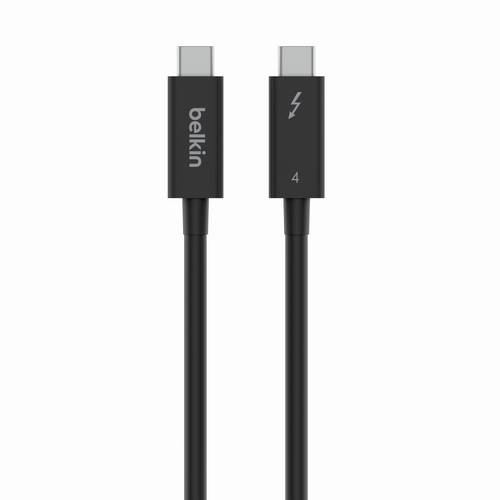 Belkin Thunderbolt™-Kabel Thunderbolt™ 4 Thunderbolt™ (USB-C®) Stecker 2 m Schwarz 8K UHD INZ0
