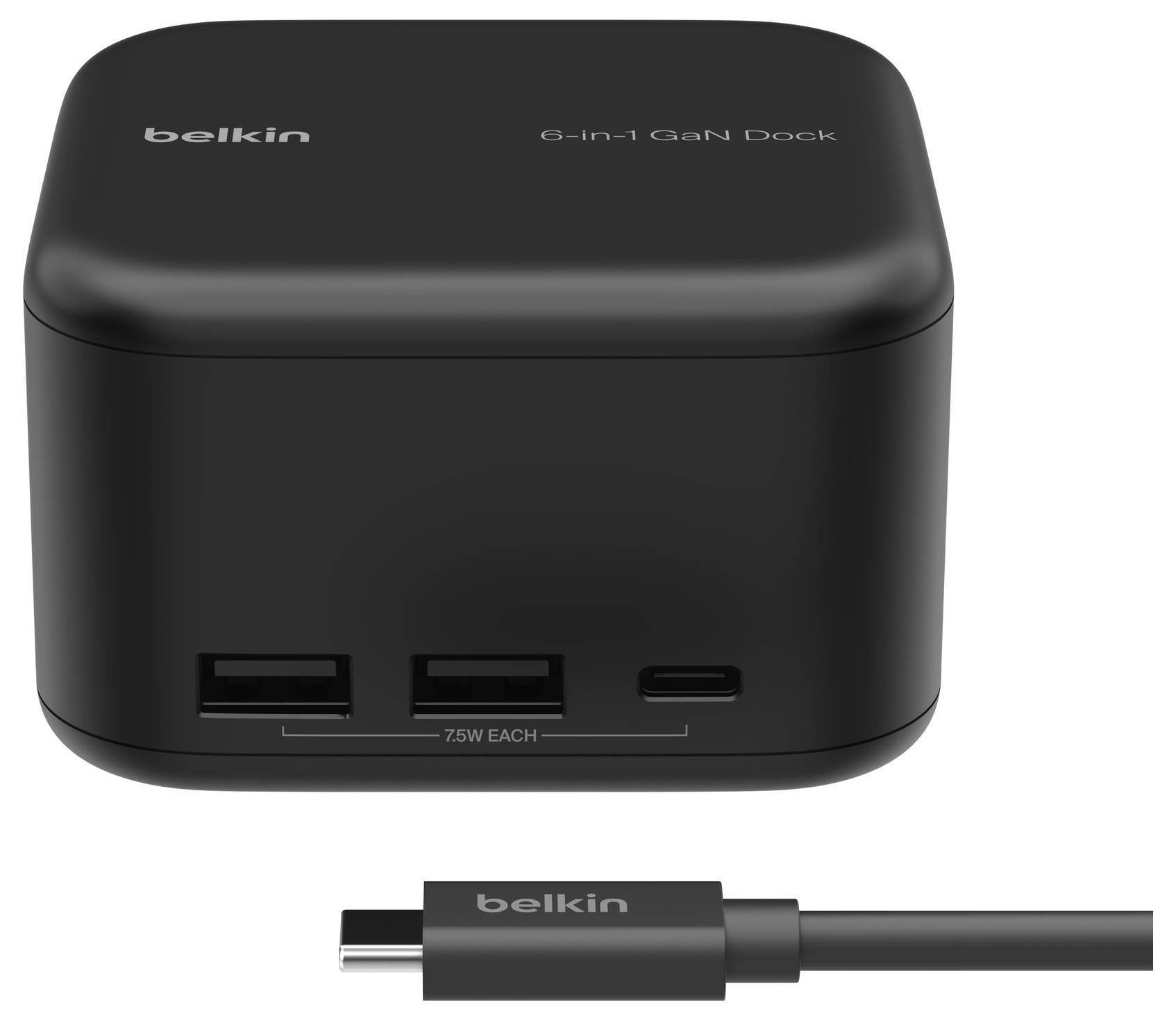 Belkin CONNECT 6-in-1 Core GaN - Dockingstation