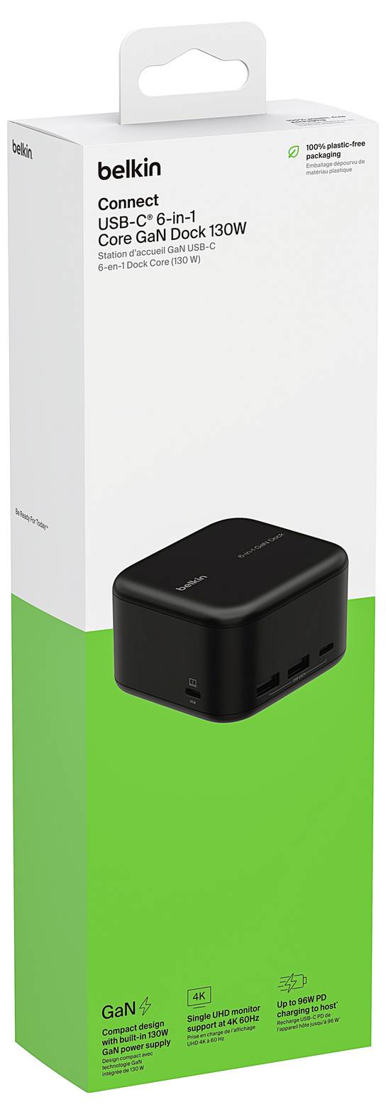 Belkin CONNECT 6-in-1 Core GaN - Dockingstation