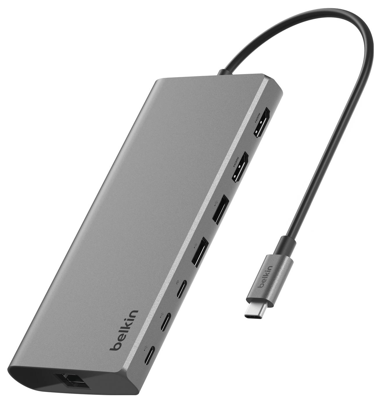 Belkin CONNECT 8-in-1 Dual Display Core Hub - Dockingstation