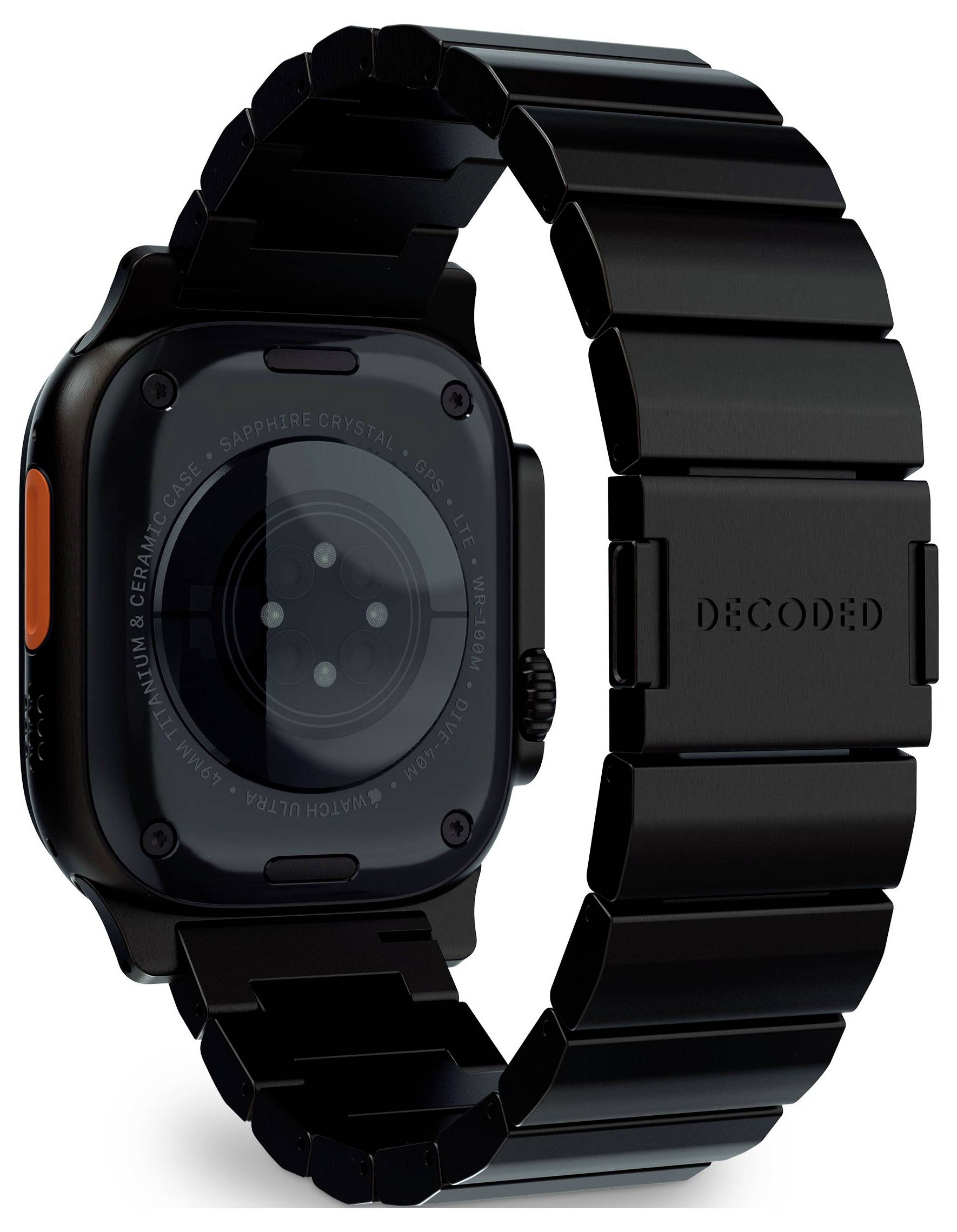 Decoded Titanium Strap for Apple Watch U Armbandschlaufe Schwarz