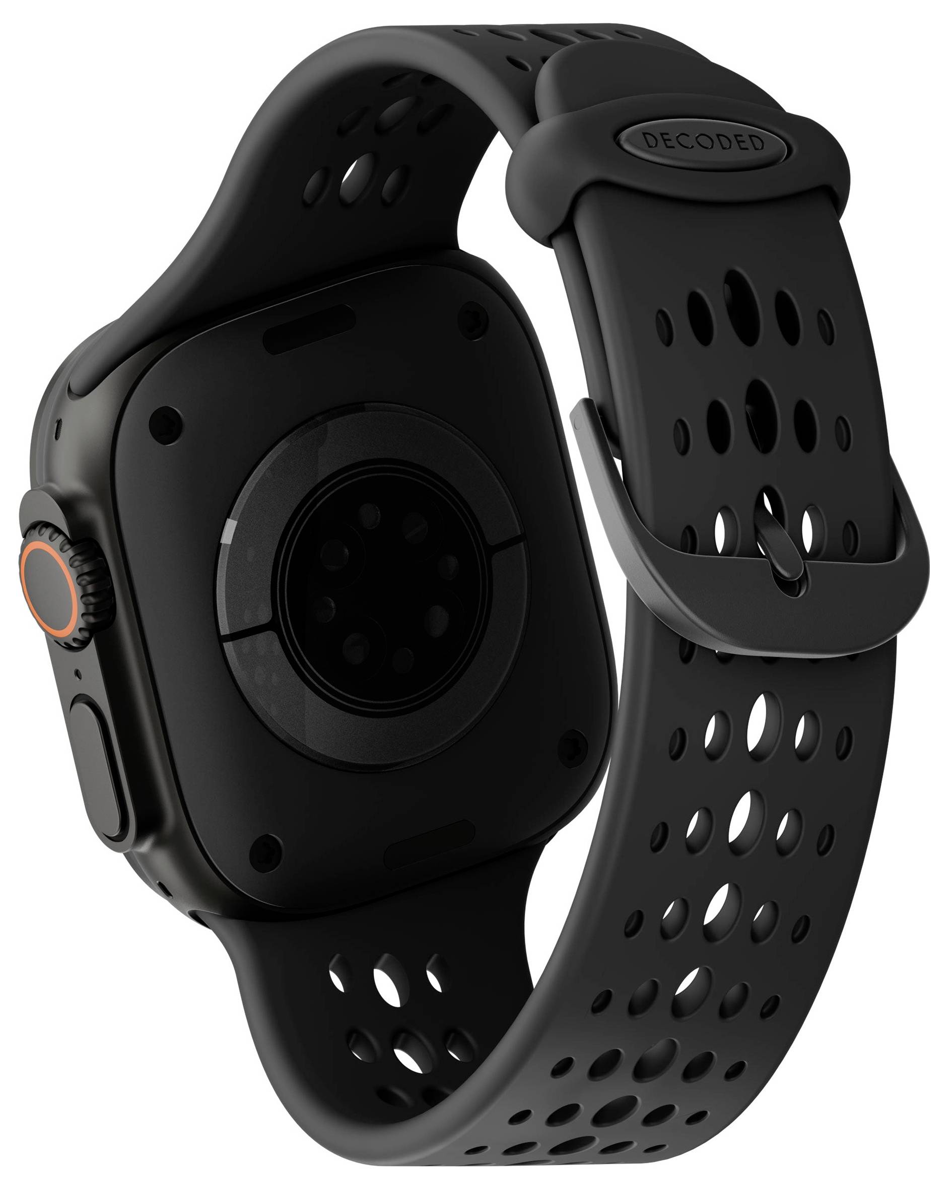 Decoded Silicone Ares O Strap for Apple Armbandschlaufe Schwarz