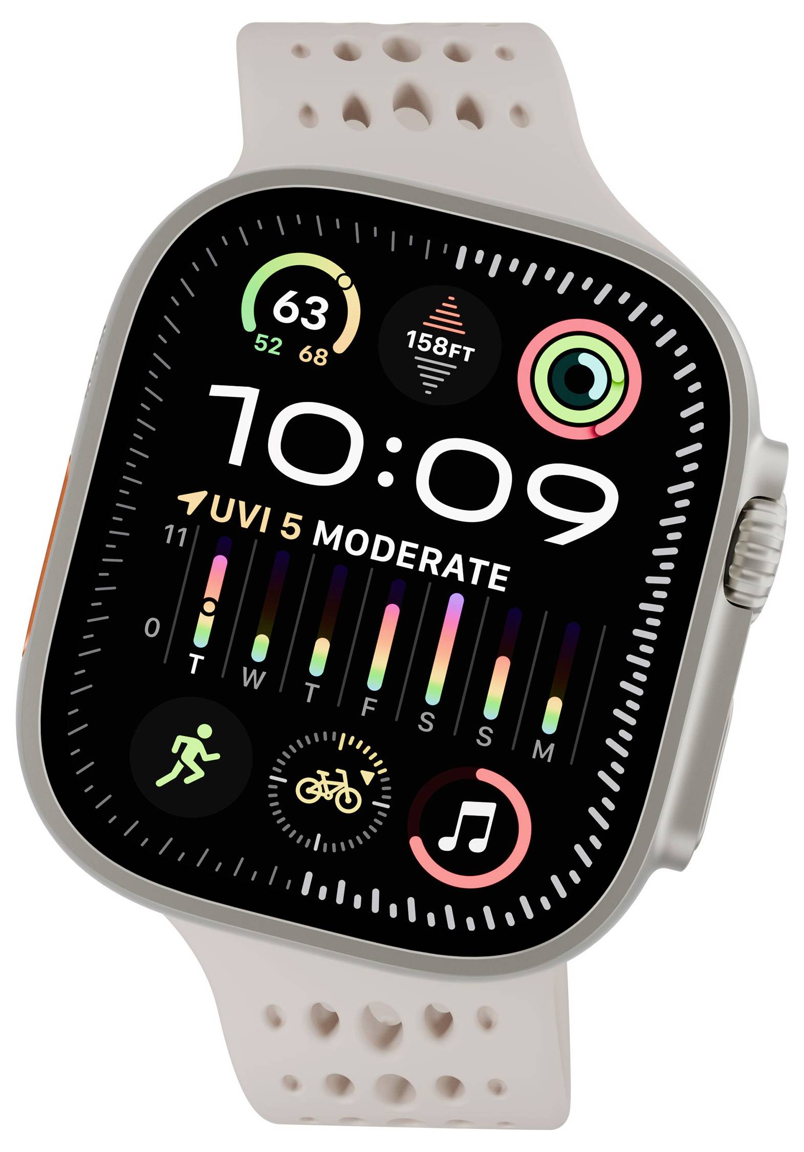 Decoded Silicone Ares O Strap for Apple Armbandschlaufe