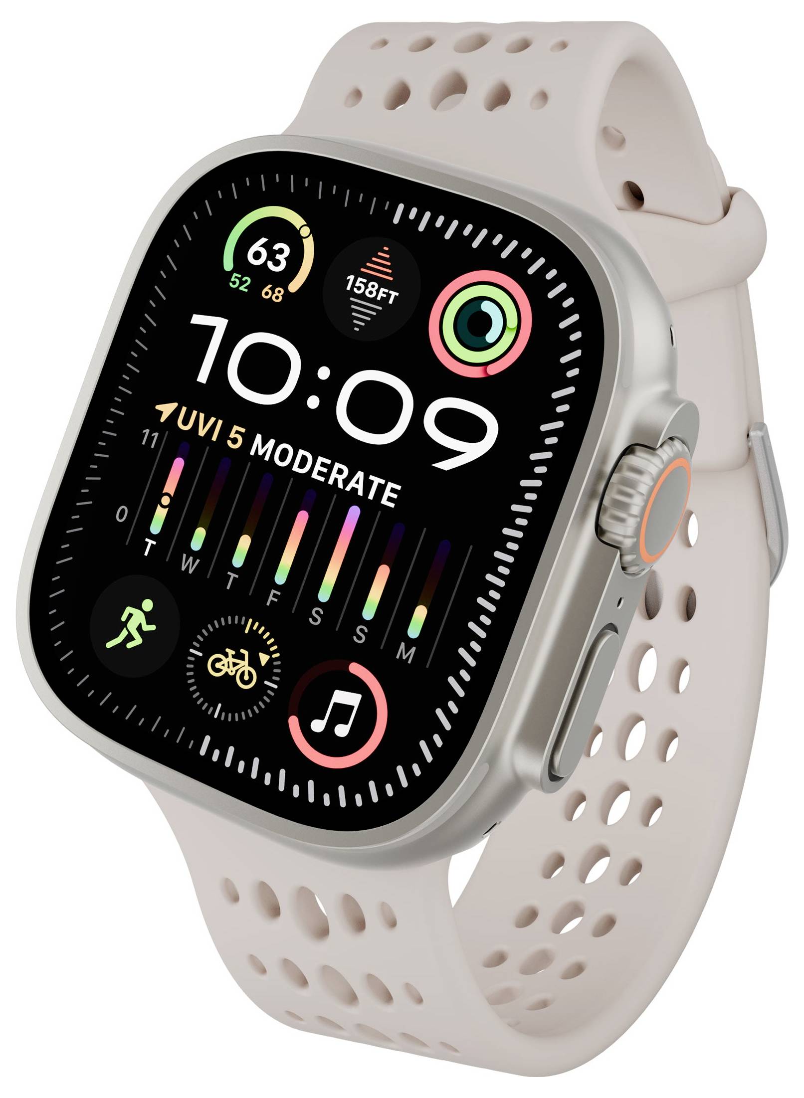Decoded Silicone Ares O Strap for Apple Armbandschlaufe