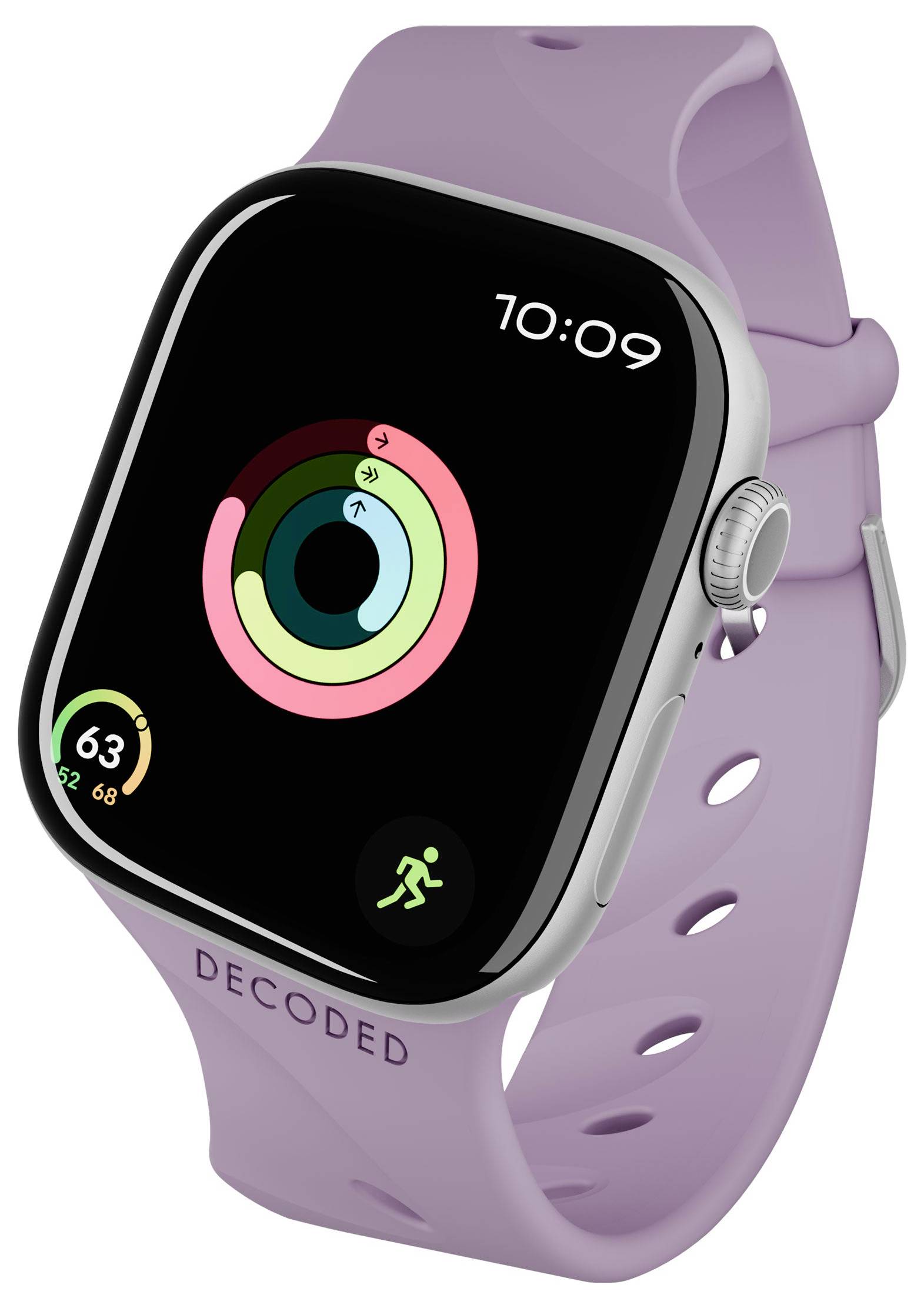 Decoded Silicone Ares Splice Strap 40/42 Armbandschlaufe Violett