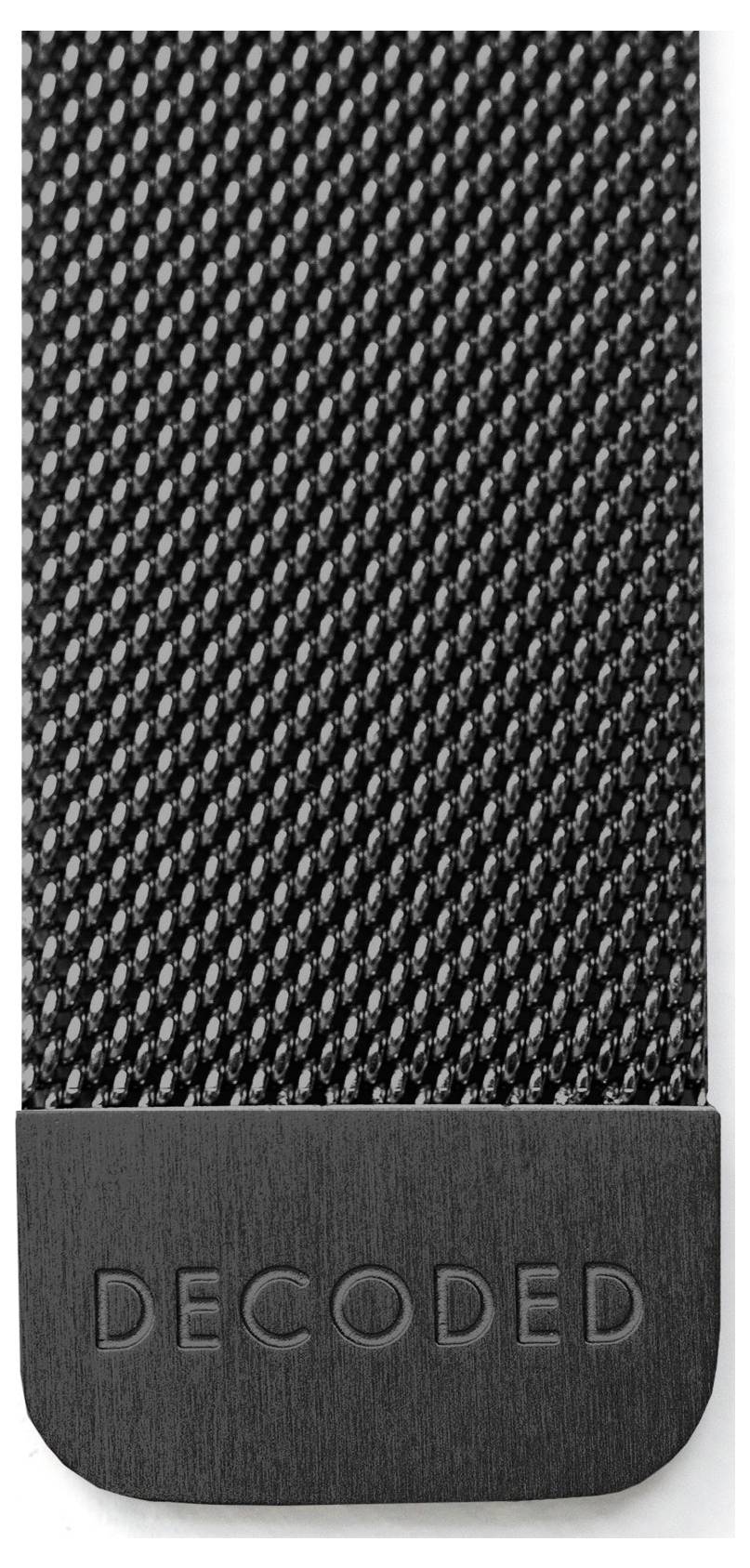 Decoded Milanaise Traction Strap 38/40/4 Armbandschlaufe Schwarz