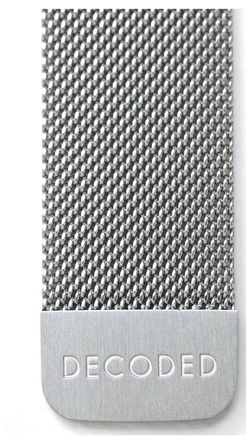 Decoded Milanaise Traction Strap 38/40/4 Armbandschlaufe Silber