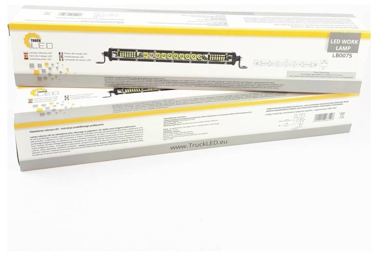 Kartonverpackung für eine TruckLED „LED-ARBEITSLEUCHTE