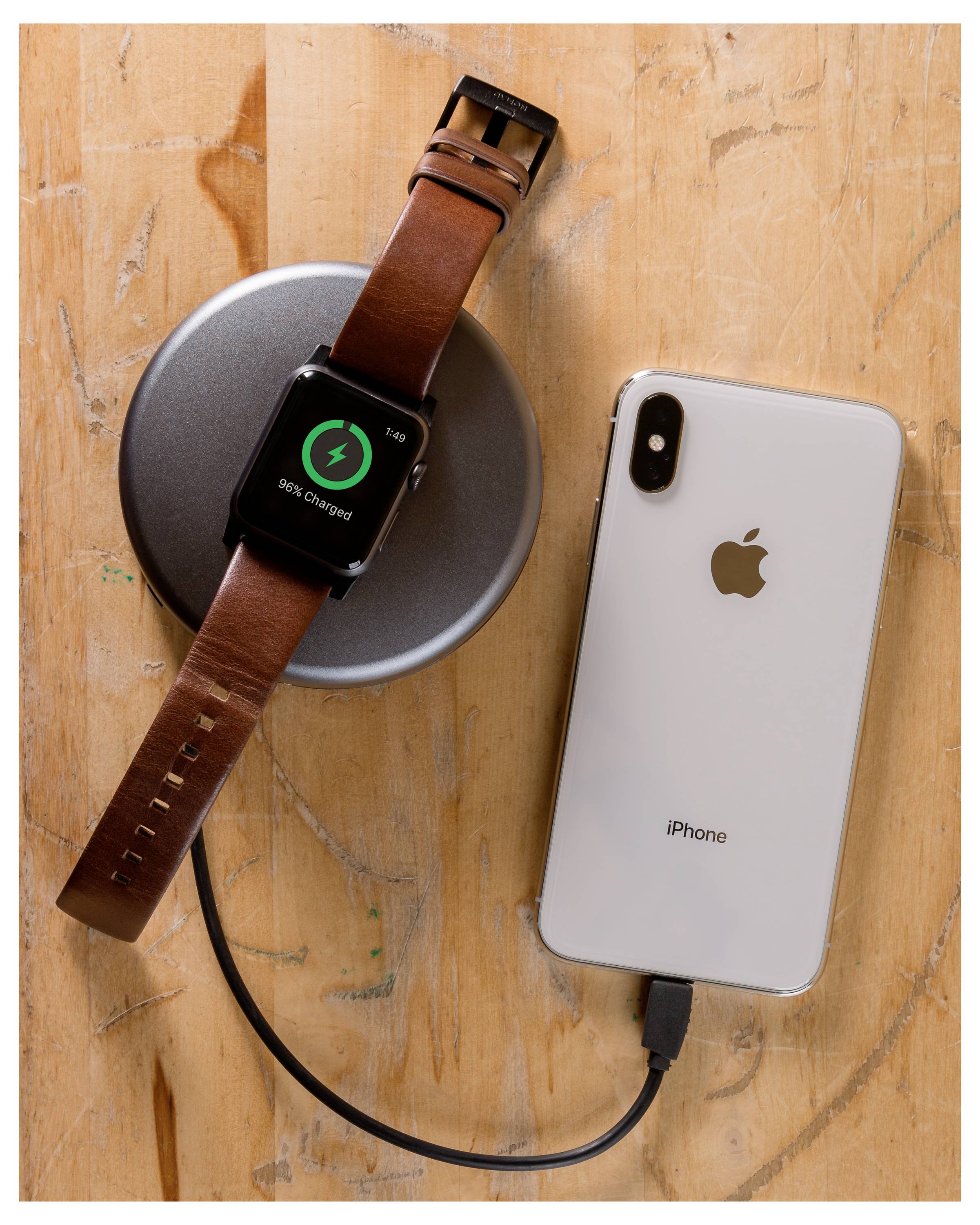Nomad Modern Lthr. Brown Connect. Armbandschlaufe Braun