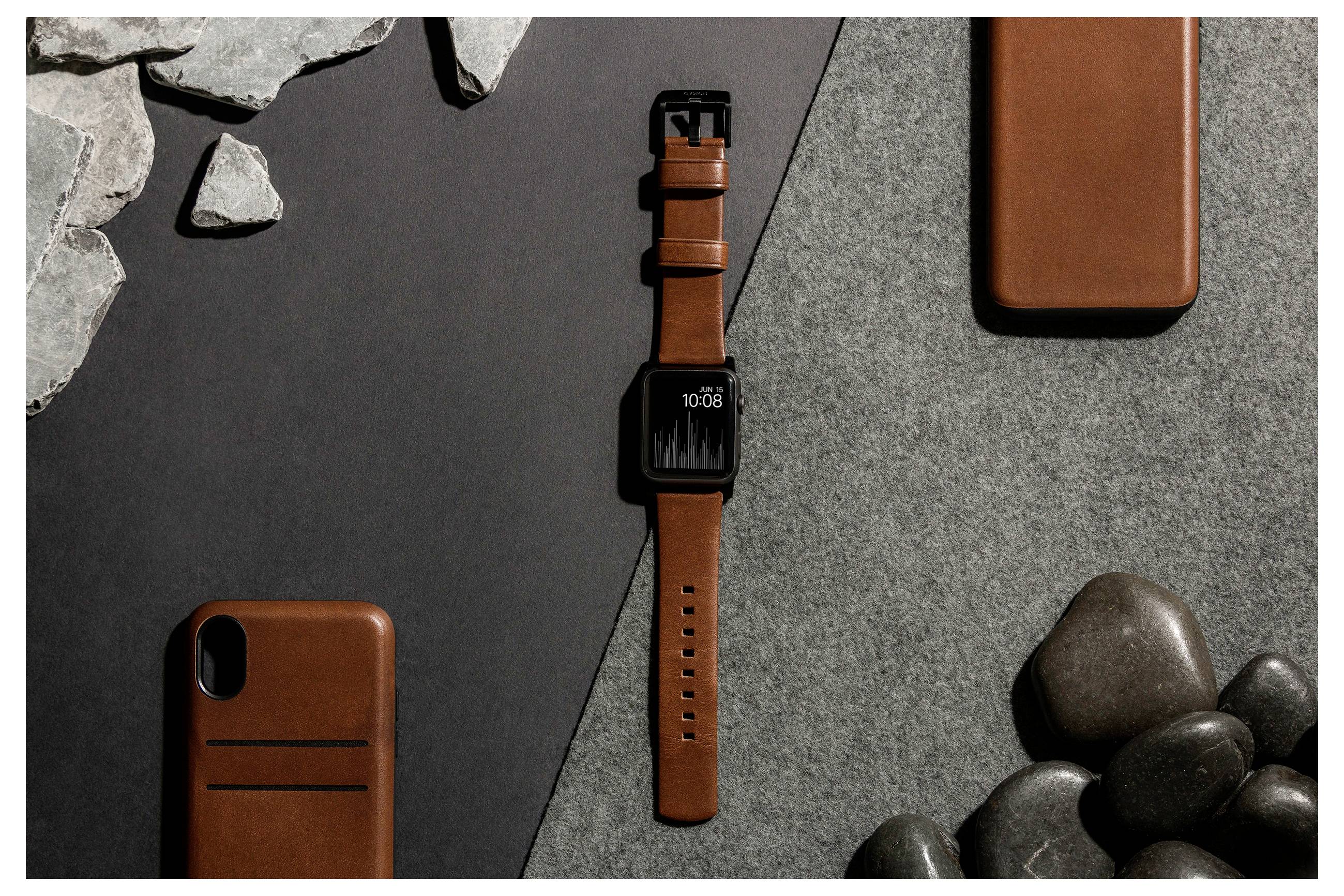Nomad Modern Lthr. Brown Connect. Armbandschlaufe Braun