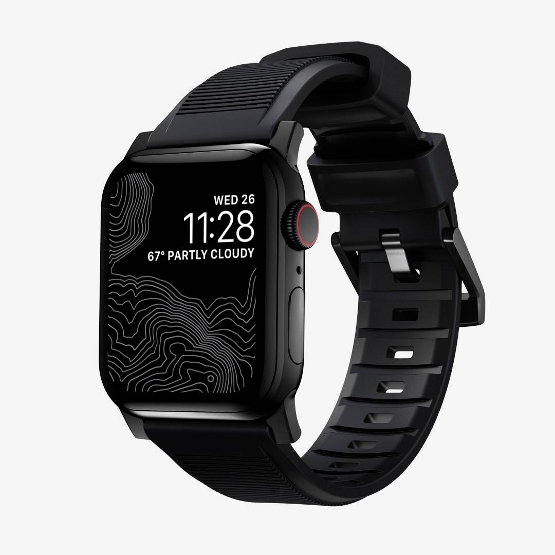 Nomad Rugged Strap Black Connectoor Blac Armbandschlaufe Schwarz