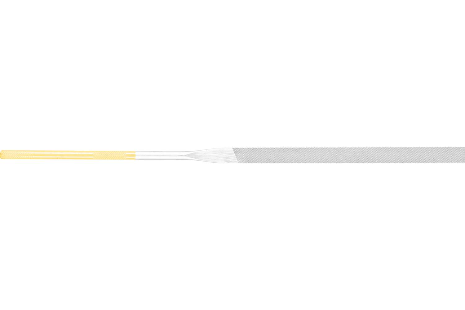 A long white-and-yellow power tool bit or file shown horizontally on a plain white background.